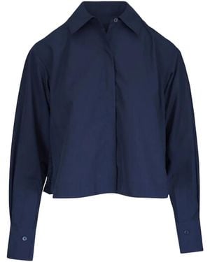 Jonathan Simkhai Kacey Lace Pleated Shirt - Blue