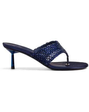 Le Silla Gilda Embellished Sandals - Blue