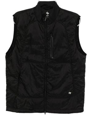 REPRESENT 247 Zip-Up Gilet Jacket - Black
