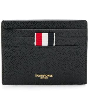 Thom Browne ブラック シングルサイド カード ホルダー