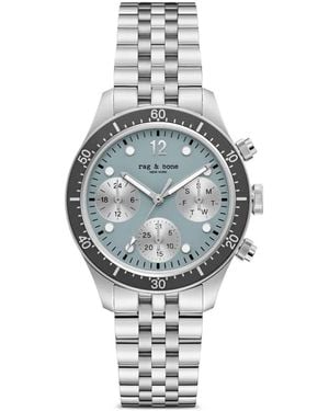 Rag & Bone Reloj Redondo De 40 Mm - Gris