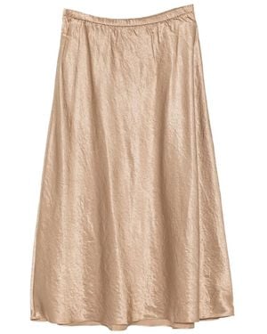 Eileen Fisher Falda Midi Elástica Con Efecto Arrugado - Neutro