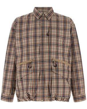 Comme des Garçons Checked Overshirt - Brown