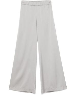 D.exterior Satin Trousers - White
