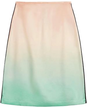 Jil Sander Gradient-Effect Skirt - Green