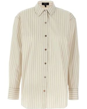 Theory Camisa a rayas - Neutro