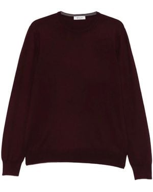 GIUUNO Pullover Mit Rundhalsausschnitt - Lila