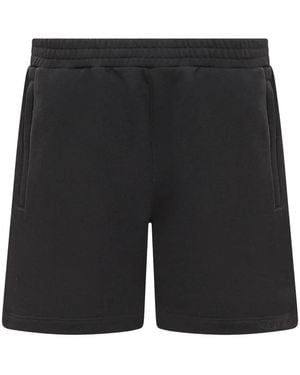 14 Bros Cotton Track Shorts - Black