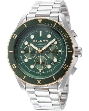 Michael Kors Oversized Maritime Two-Tone Watch - Gray