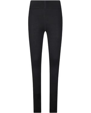 Rick Owens High-Waisted Wool Leggings - Black