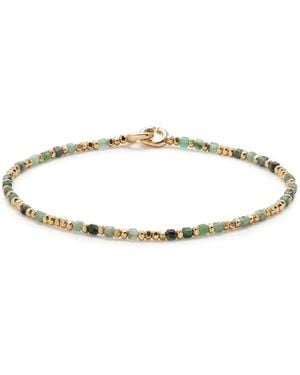 MAOR Bracelet Percep En 18Ct Serti D'Émeraude - Blanc