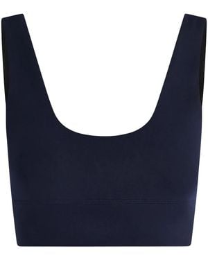 Varley Freesoft️ Cori Logo-Print Tank Top - Blue