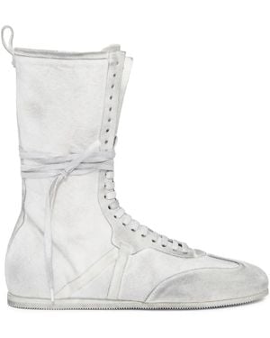 Ann Demeulemeester Fides ハイカット スニーカー - ホワイト
