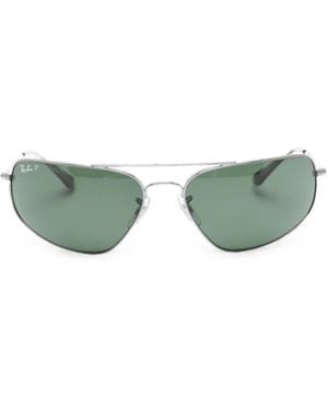 Ray-Ban Geometric-Frame Sunglasses - Green