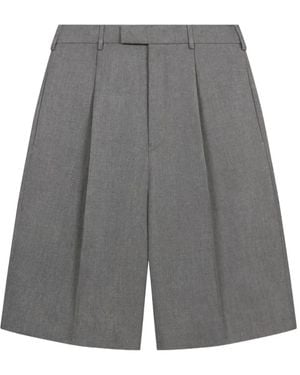 About Blank Pleated Shorts - Grey