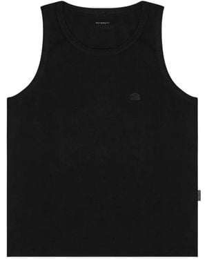 RETERNITY Geripptes Signe Tanktop - Schwarz