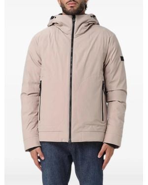Peuterey Hooded Zip-Up Jacket - Natural