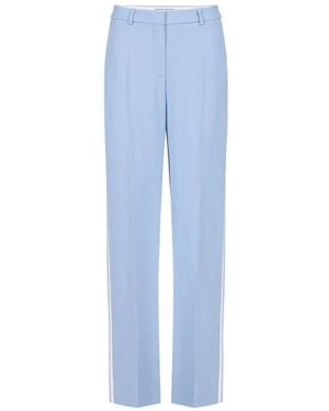 Iceberg Side-Stripe Tailored Trousers - Blue