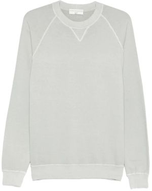 FILIPPO DE LAURENTIIS Raglan-Sleeve Cotton Sweatshirt - White