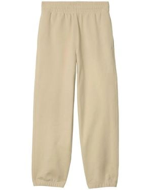 Burberry "Check" Jogging Trousers - Natural