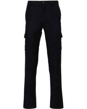 Canali Wool Cargo Trousers - Blue
