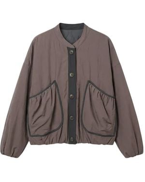 8pm Algarve Button-Up Jacket - Brown