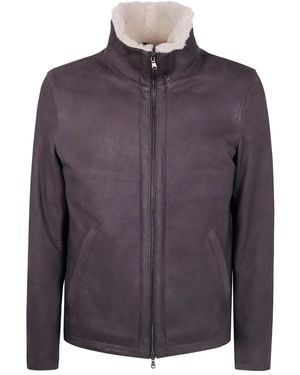 Barba Napoli Dennis Shearling-Lining - Purple