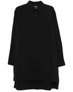 Y-3 Graphic-Print Shirt - Black