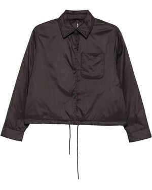 Liviana Conti Chest-Pocket Drawstring Jacket - Black
