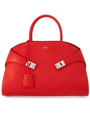 Ferragamo Borsa Tote Hug - Rosso