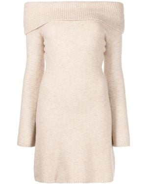 Cult Gaia Sophie Knitted Mini Dress - Natural