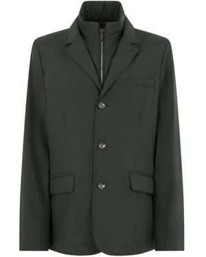 Moorer Layered Blazer - Green