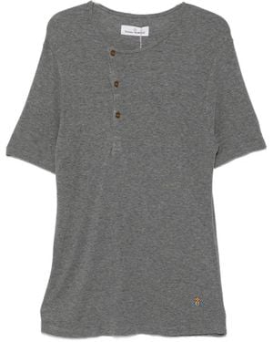 Vivienne Westwood Asymmetric Button-Fastening Jumper - Grey