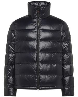 Peuterey Quilted High-Neck Coat - Black