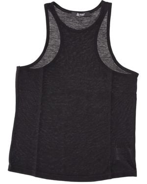 LA ROSE Cotton Tank Top - Black