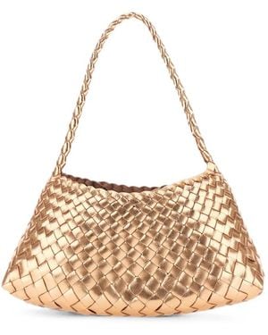Dragon Diffusion Rossana Woven Shoulder Bag - Metallic