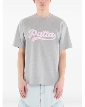 PATTA Logo Tail T-Shirt - Gray