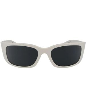 Prada 0pra19s スクエアフレーム サングラス - ブラック