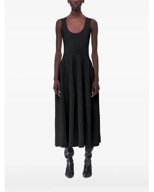 Adam Lippes Luccila Silk Midi Dress - ブラック