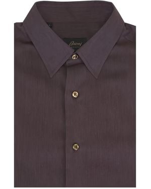 Brioni Buttoned Shirt - Purple