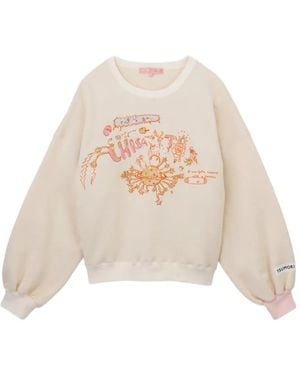 Tsumori Chisato Graphic-Print Jumper - White