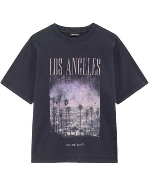 Anine Bing Cade Tee Los Angeles - Blue