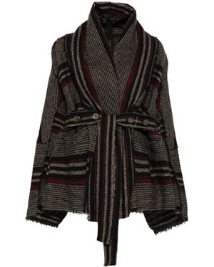 Forme D'expression Jacke Aus Wolle - Schwarz