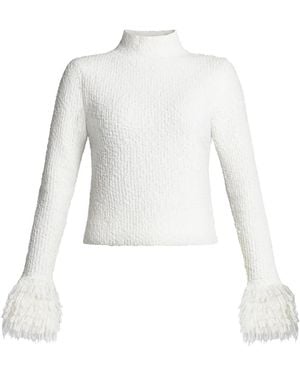 Aje. Textured-Finish Top - White