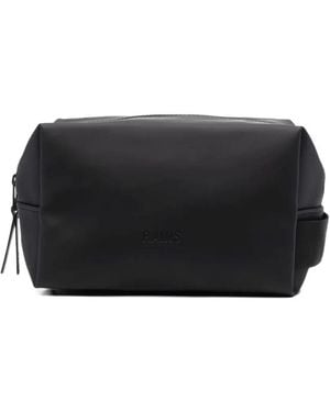 Rains Trousse Da Bagno Con Zip - Nero