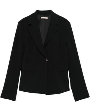 Pennyblack Office Button Tailored Blazer - Black