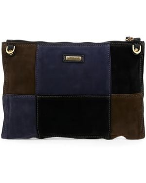 Caterina Lucchi Bandolera Con Diseño Patchwork - Negro