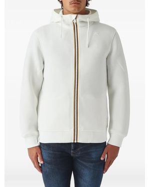 K-Way Sudadera Rainer Con Capucha Y Parche Del Logo - Blanco