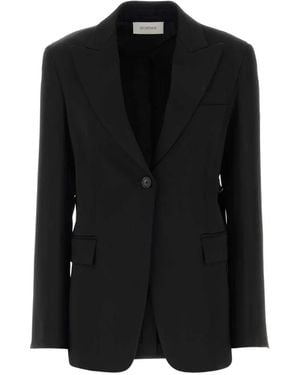 Sportmax Novella Peak-Lapel Blazer - Black