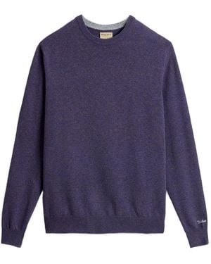 Woolrich クルーネック セーター - ブルー